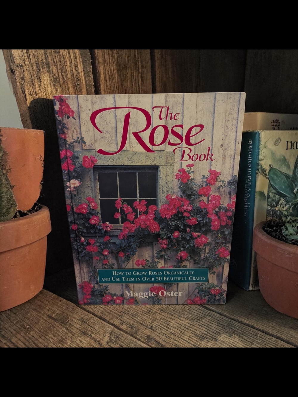 Vintage “The Rose Book” Elegant Cottagecore Coffee Table Decor Farmhouse Chic